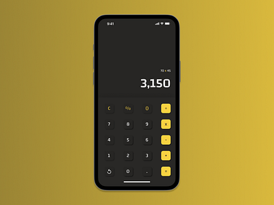 Daily UI # 4: Calculator