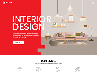 Inodino Interior Design branding design graphic design illustration ui
