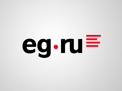 Разработка логотипа для eg.ru branding design logo logodesign logotype typography vector
