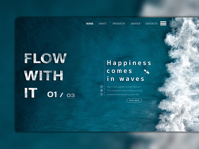 Flow Ocean design figma flow ocean graphic design photoshop ui ux