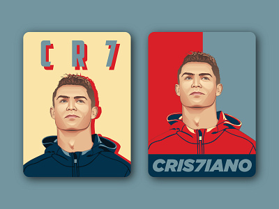 Vector Portrait of Cristiano Ronaldo