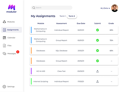 LMS 4 app blackboard design education educational elearning graphic interface lms moodle typography ui ux