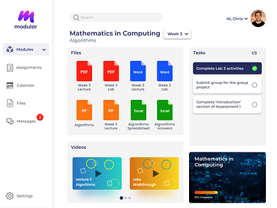 LMS 3 app blackboard design education education app elearning graphic interface lms moodle typography ui ux web