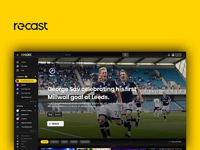 Millwall FC signs with Recast