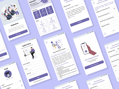 DOPLASKON (Donor Plasma Konvalesen) UI Design app design donor doplaskon illustration konvalesen mobile plasma typography ui ux