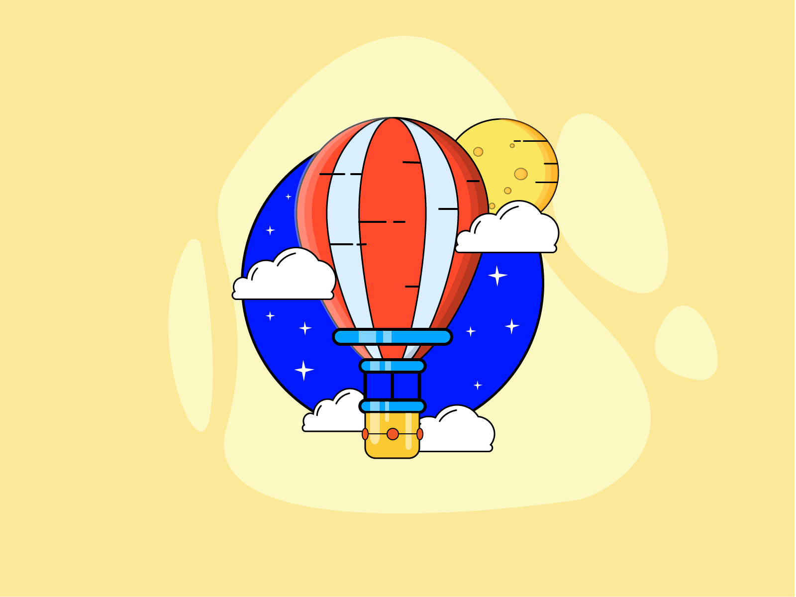 Air Balloon airballoon art design illustration logo