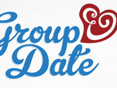 Logo for Dating Service ampersand logo script