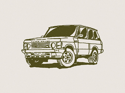 Range Rover Illustration illustration land rover overland range rover suv