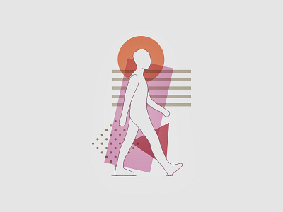 Minimal Figures design drawing figure graphic design illustration sitting vector walking