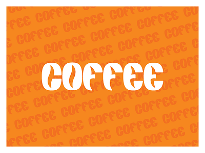 Coffee Type design graphic design lettering type typogaphy