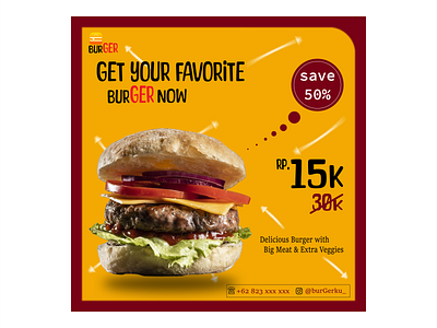 burGer branding burger design graphic design illustration