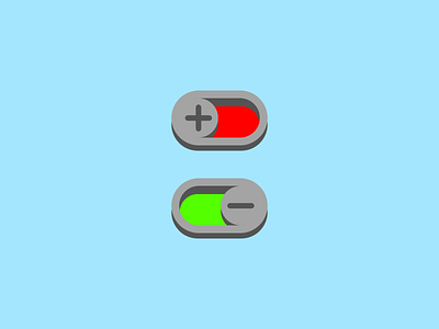 DailyUI challenge 15 | On/Off Switch retro