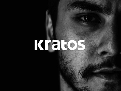 Kratos black and white brand brand designer brand identity brand identity design branding design designer font graphic design graphics designer ifeolu kayode logo logo design logo designer logotype minimal power type typography