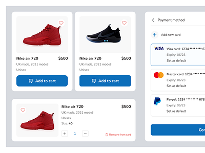 Shoeshoppa cart fashion shoe ui user experience ux web