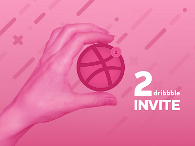 Invites Dribbble 2x dribbble flat hand invite invites minimalism