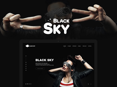 Black Sky – presentation app design flat graphic mobile motion studio ui ux webdesign