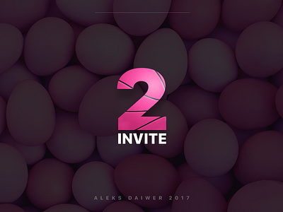 Dribbble Invite 2x ball color creative dribbble egss game invitation invite pink shot