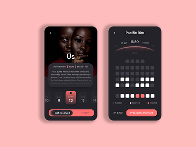 Movie Booking App UI