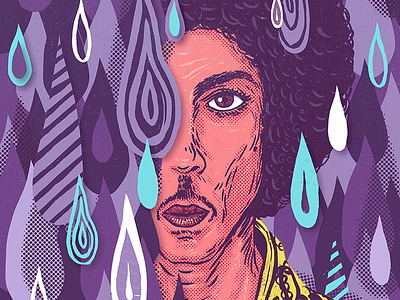 Prince illustration prince purple rain