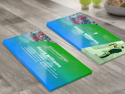 Wedding Planner Business Card business card couple love marriage modern photoshop professional social social media stylish wedding wedding card