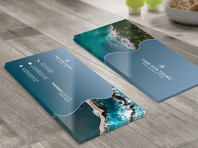 Travel Business Card beach booking business card go tour holiday hotel presentation tour travel travel agency traveling
