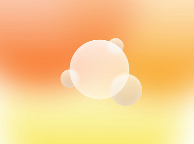 Blurred aurora background app branding design icon illustration logo typography ui ux vector