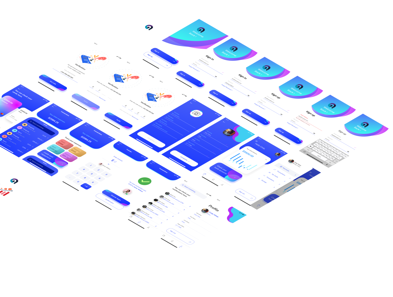 Finance App by Druide Maxd on Dribbble