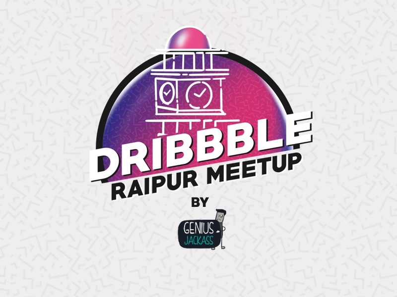 Dribbble Raipur dribbble dribbblemeetups dribbblemeetup procreate genius jackass graphic illustration design
