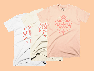 Cycrops on Cotton Bureau cotton bureau flat illustration lines shirt symmetry vector