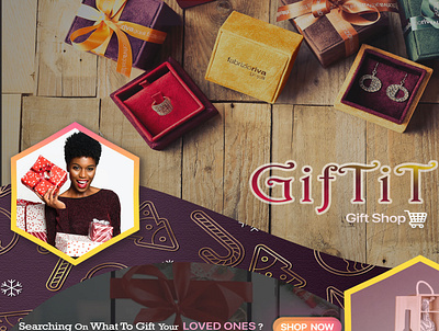 GIFTIT (Gift Shop) Ad branding design graphic design illustration logo typography