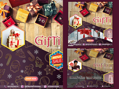 GIFTIT BRAND branding design graphic design illustration typography vector