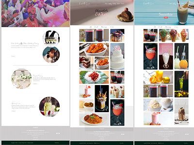 Lick n' Sweet UI Web Design