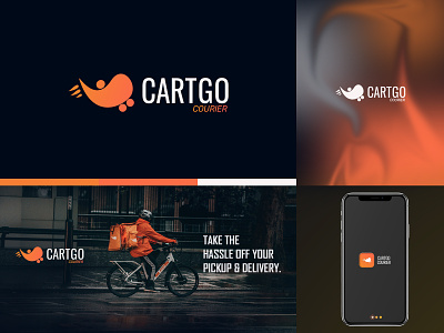 CARTGO COURIER BRANDING 3d app branding design graphic design illustration logo motion graphics typography ui ux vector