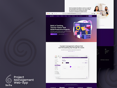 SixTra Project Management Web-App productmanagement productmanagementtool productmanagementui softwaremanagementtool softwaremanagementweb-app softwaremanagentapp tool web-app