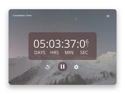 Daily UI Countdown Timer countdowntimer dailyui figma figmadesign uidesign uiux