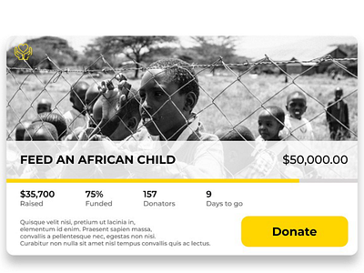 Daily UI Crowdfund Campaign african campaign crowdfund dailyui figma figmadesign uiux