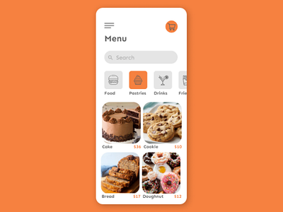 Daily UI
Food/Drink Menu