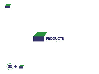 PRODUCTS VALLEY LOGO branding company creative custom logo logo luxuary logo minimalist typography vector wordmark