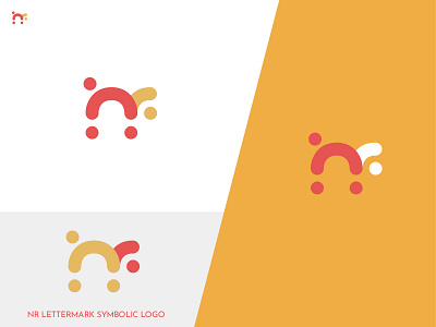 NR LETTERMARK SYMBOLIC LOGO brand logo branding custom logo lettermark logo logo design logomark logos logoset logotype minimalist wordmark