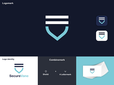 Securevane | V logo | Security logo