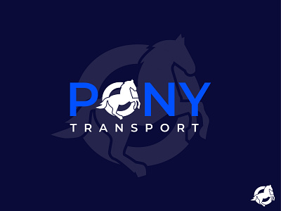 PONY TRANSPORT LOGO brand logo branding custom logo lettermark logo minimalist wordmark