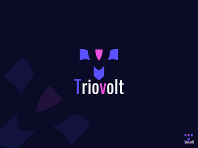 t+v-letter-logo-Triovolt | Branding