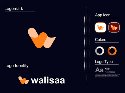 W Monogram logo | Minimalist | Branding