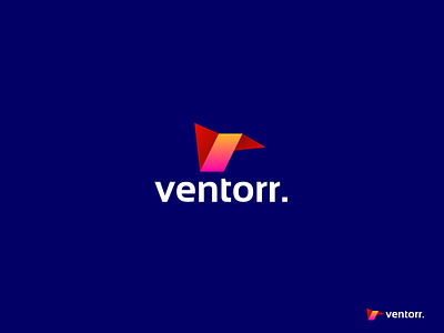 Ventorr | Modern V & T letter logo | Branding