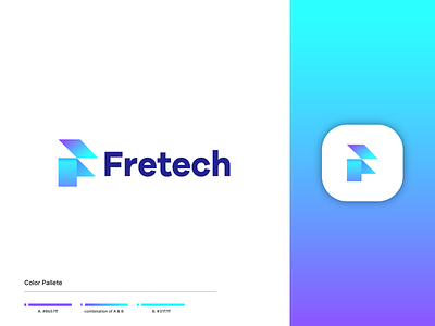 Modern F letter logo design | Branding