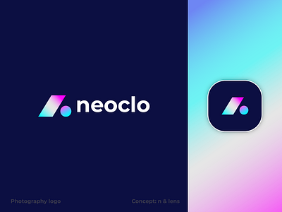 Modern Photography logo | Modern N letter | Branding