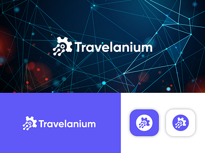 Travelanium Logo Concept | Tech logo | Branding brand identity branding hotel engine hotel system illustration logo logo design minimal minimalist mobile print system tech technology travelanium typography