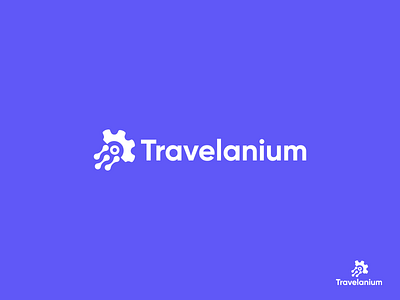 Travelanium Logo Concept | Tech logo | Branding brand identity branding engine illustration logo logo design minimal minimalist mobile print system tech logo travelanium logo typography