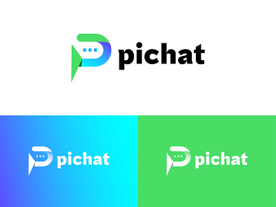 Pichat Logo Design | P Letter | Chat logo | Branding