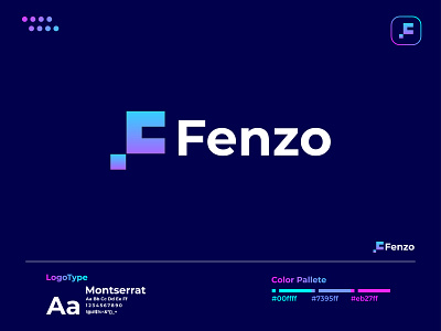 Modern F Letter | 2nd Logo concept for "Fenzo" | Branding